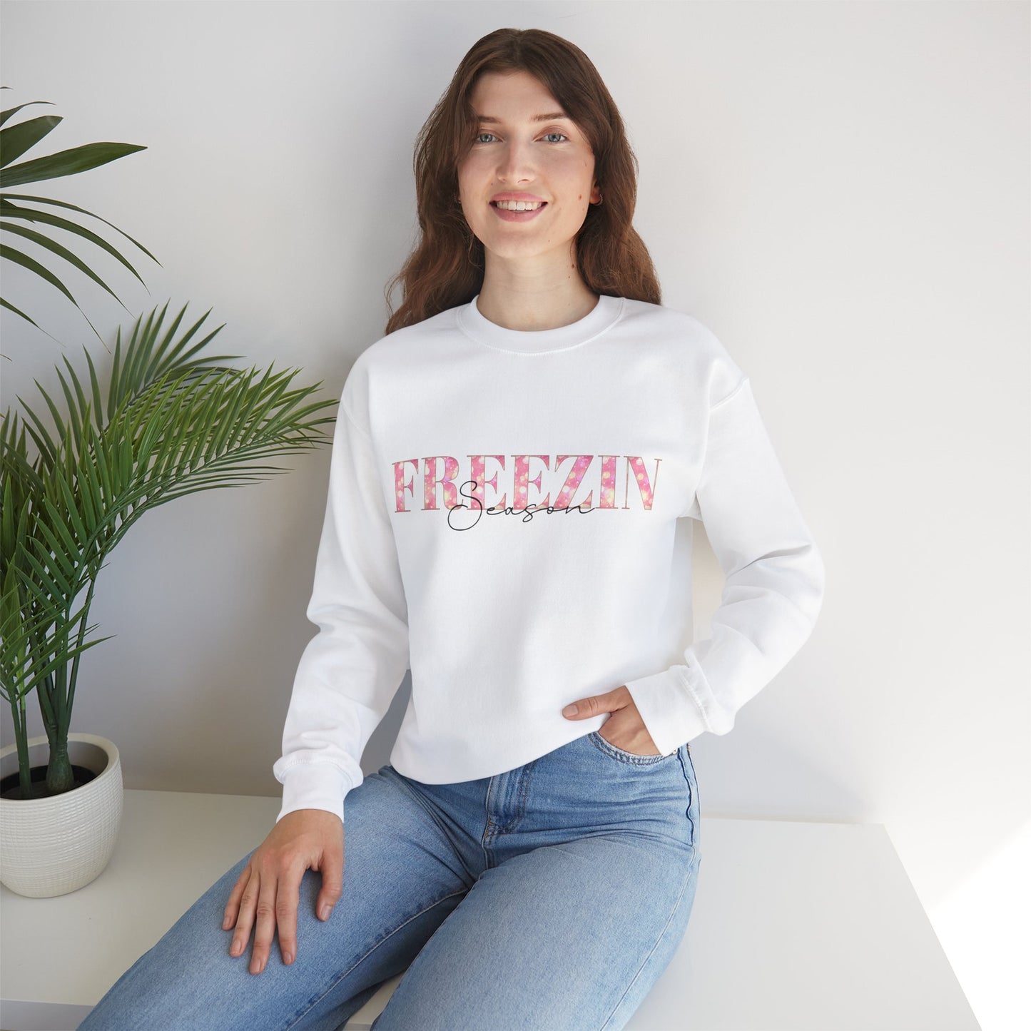 Freezin Season Unisex Heavy Blend™ Crewneck Sweatshirt