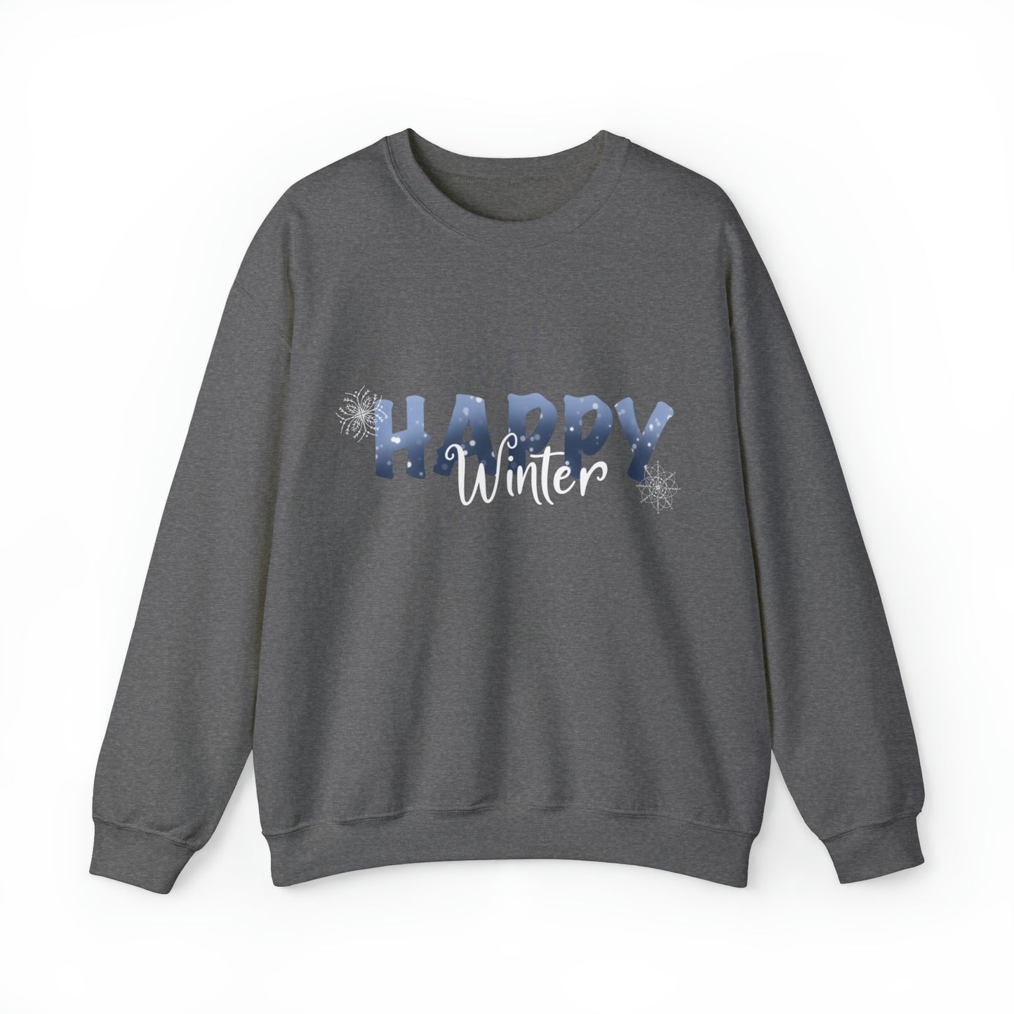 Happy Winter Unisex Heavy Blend™ Crewneck Sweatshirt