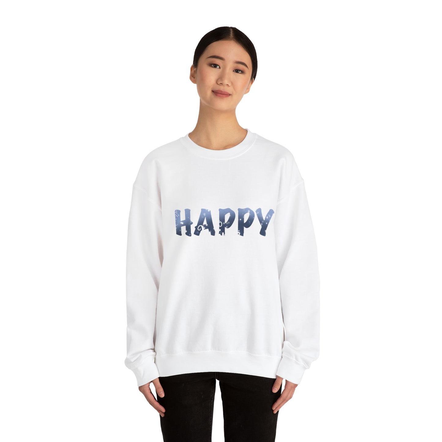 Happy Winter Unisex Heavy Blend™ Crewneck Sweatshirt