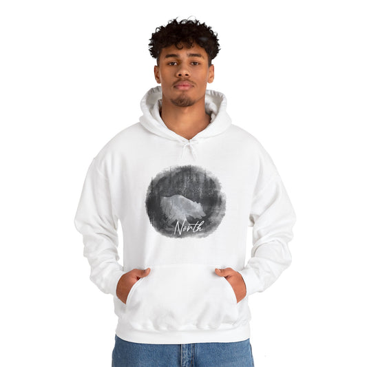 Wildlife Theme Bear Unisex Heavy Blend™ Hooded Sweatshirt