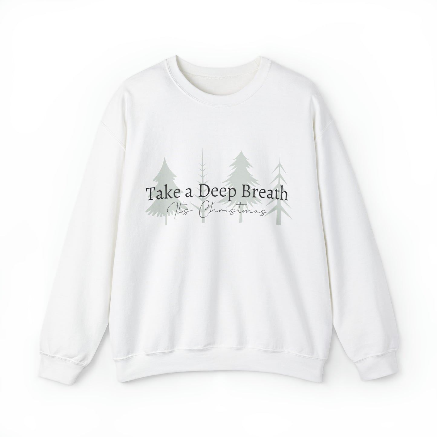 Take a Deep Breath its Christmas - Unisex Heavy Blend™ Crewneck Sweatshirt