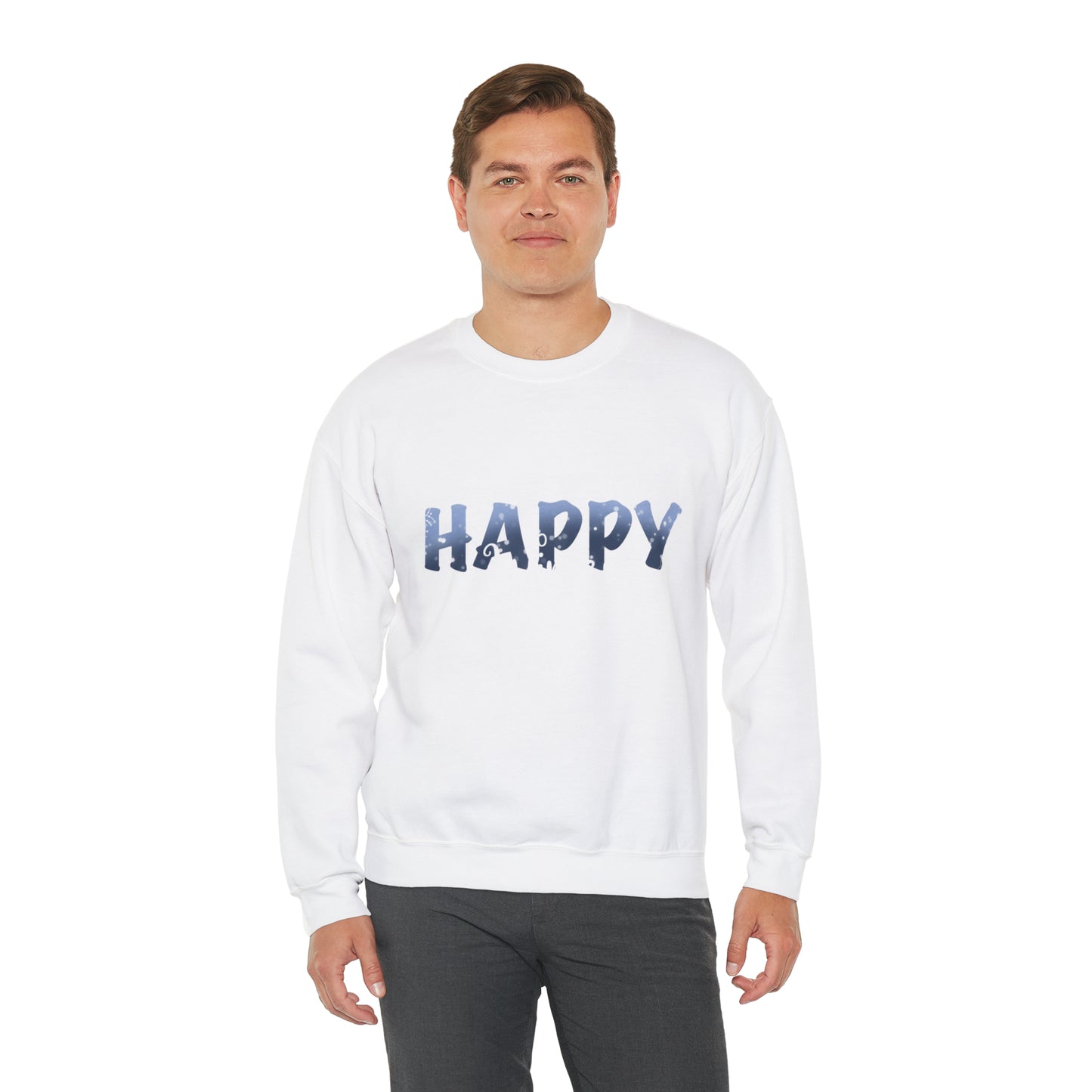 Happy Winter Unisex Heavy Blend™ Crewneck Sweatshirt