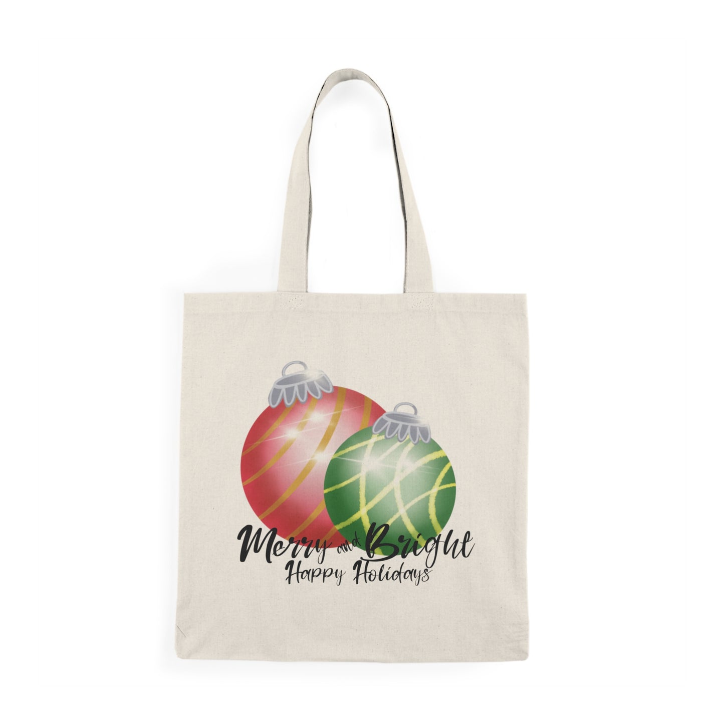 Merry and Bright Christmas Tote