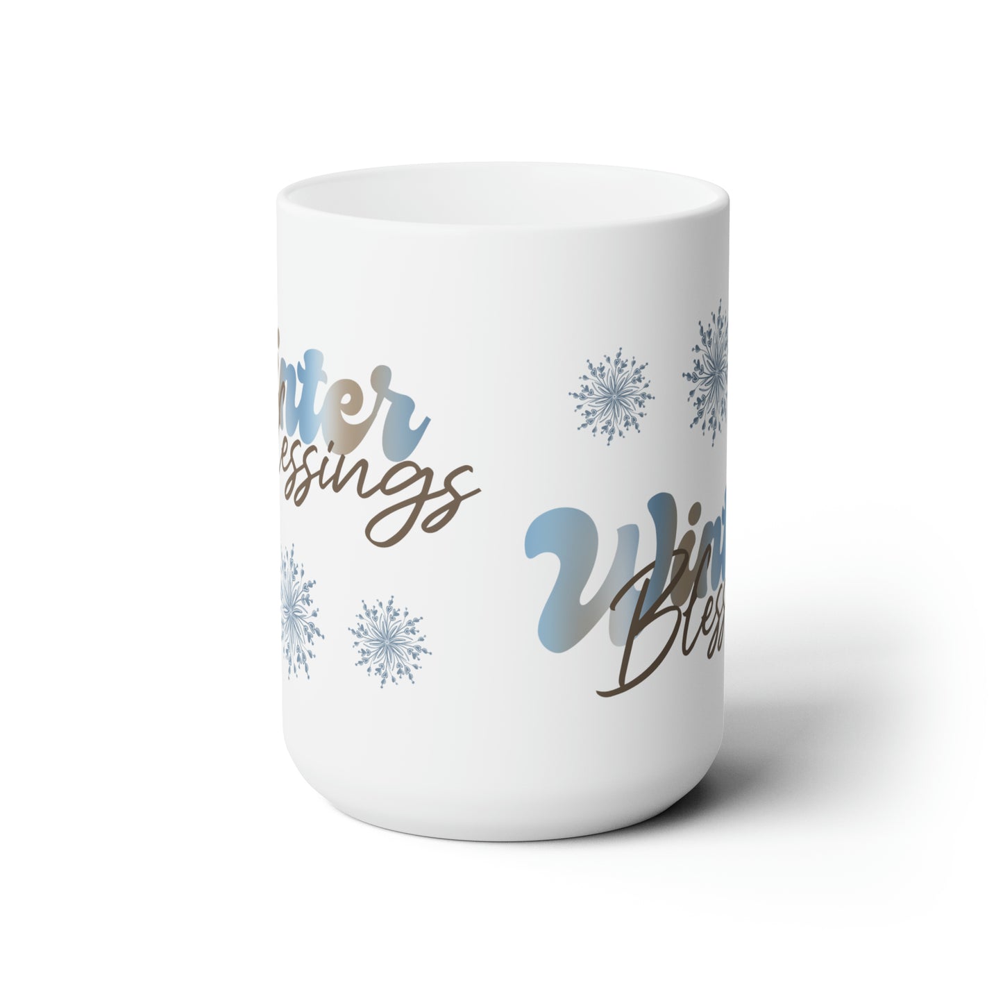 Winter Blessings Ceramic Mug 15oz