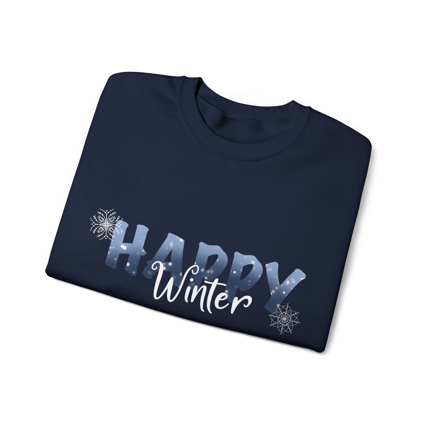 Happy Winter Unisex Heavy Blend™ Crewneck Sweatshirt