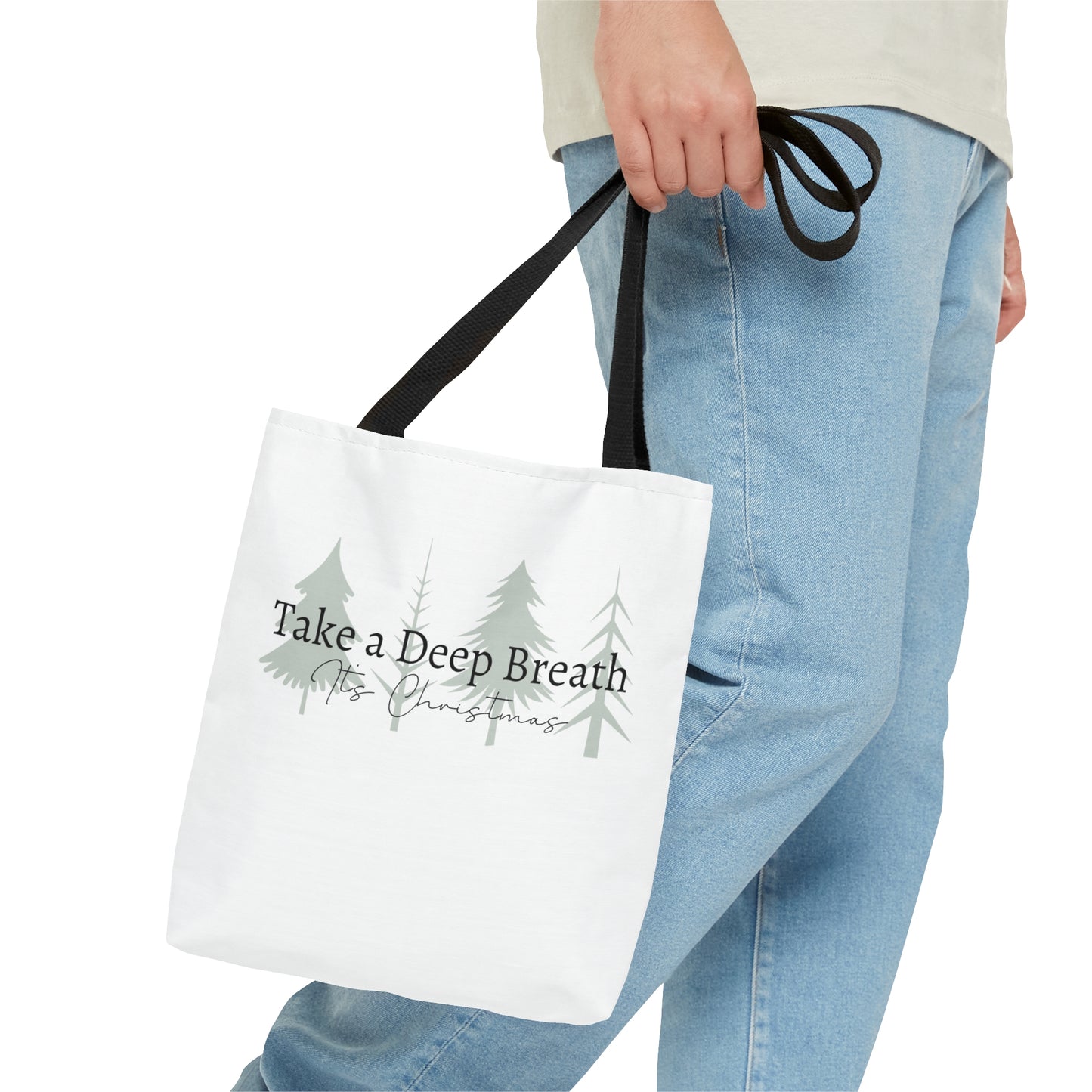 Take a Deep Breath, It's Christmas Tote Bag (AOP)