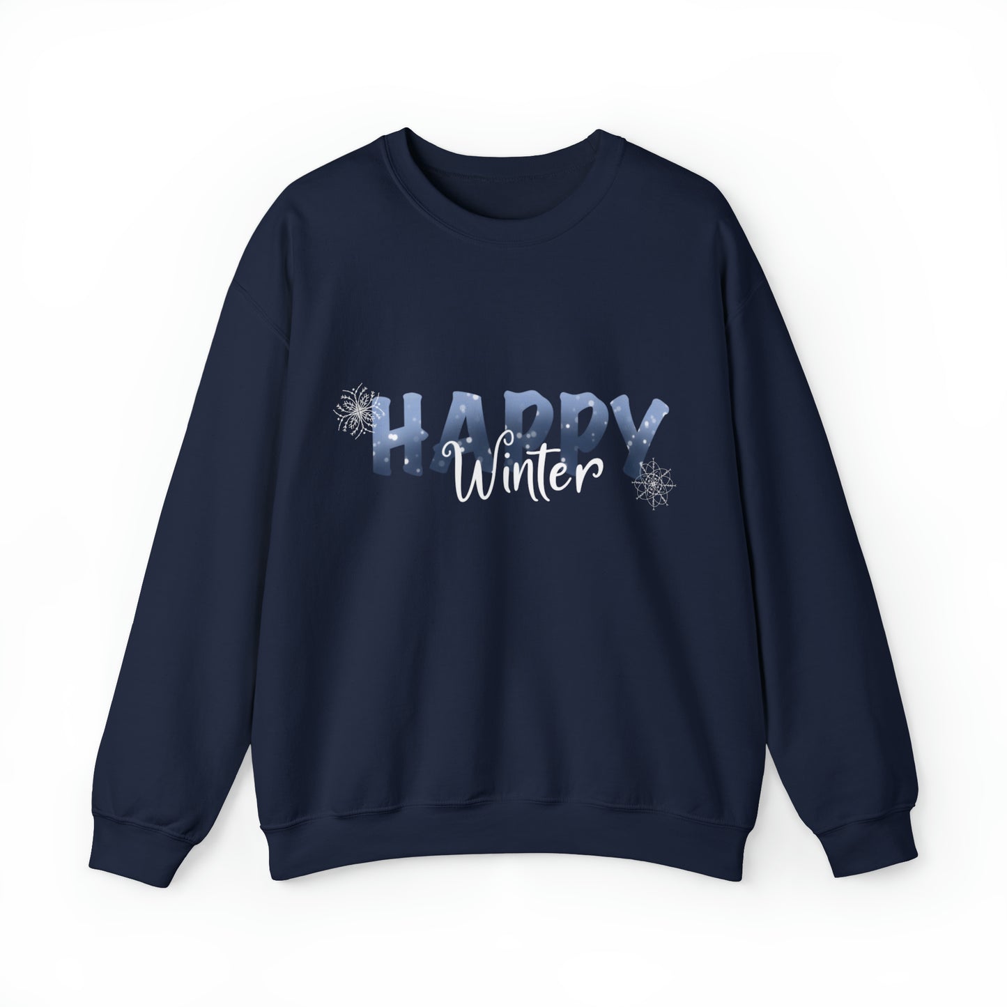 Happy Winter Unisex Heavy Blend™ Crewneck Sweatshirt