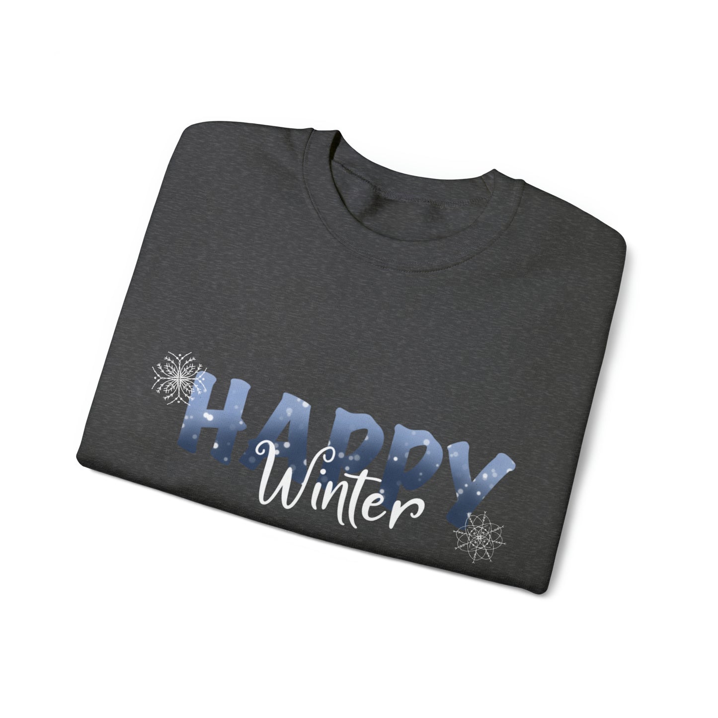 Happy Winter Unisex Heavy Blend™ Crewneck Sweatshirt