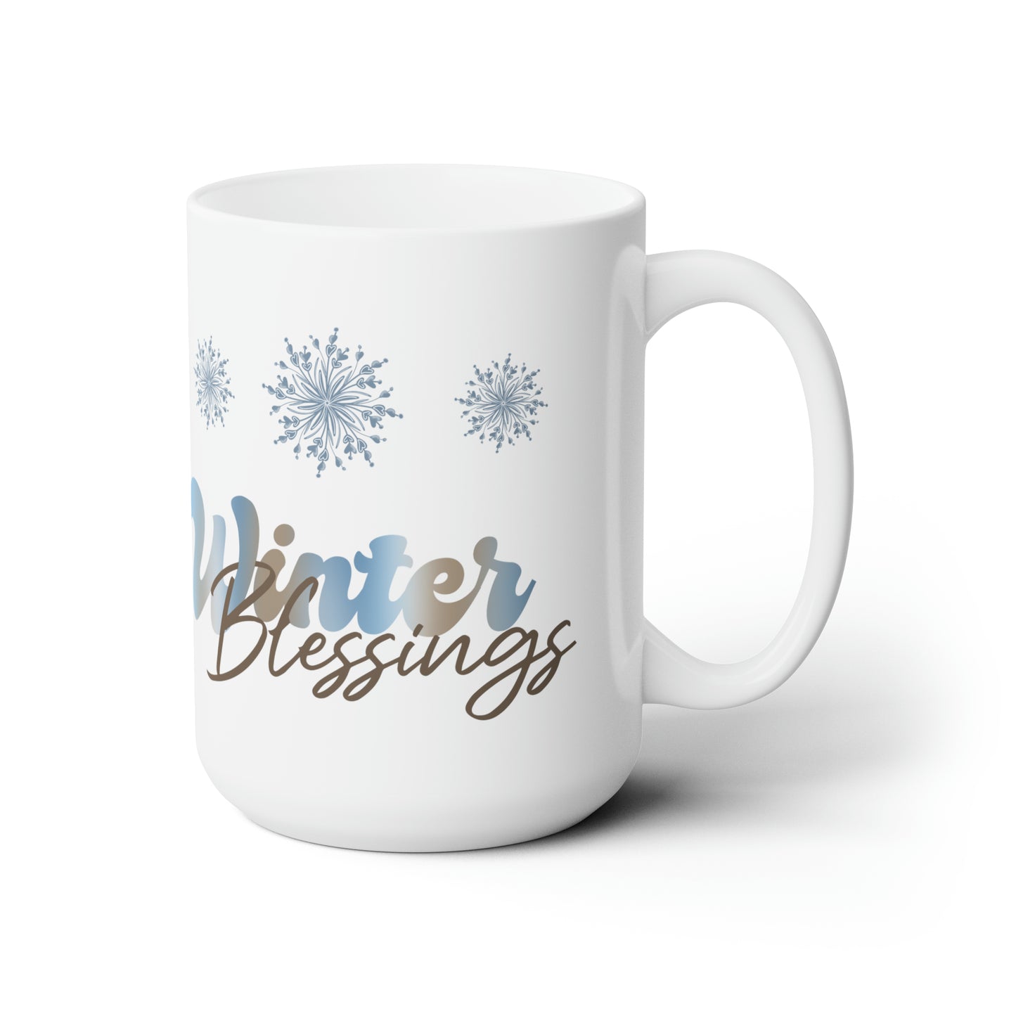 Winter Blessings Ceramic Mug 15oz